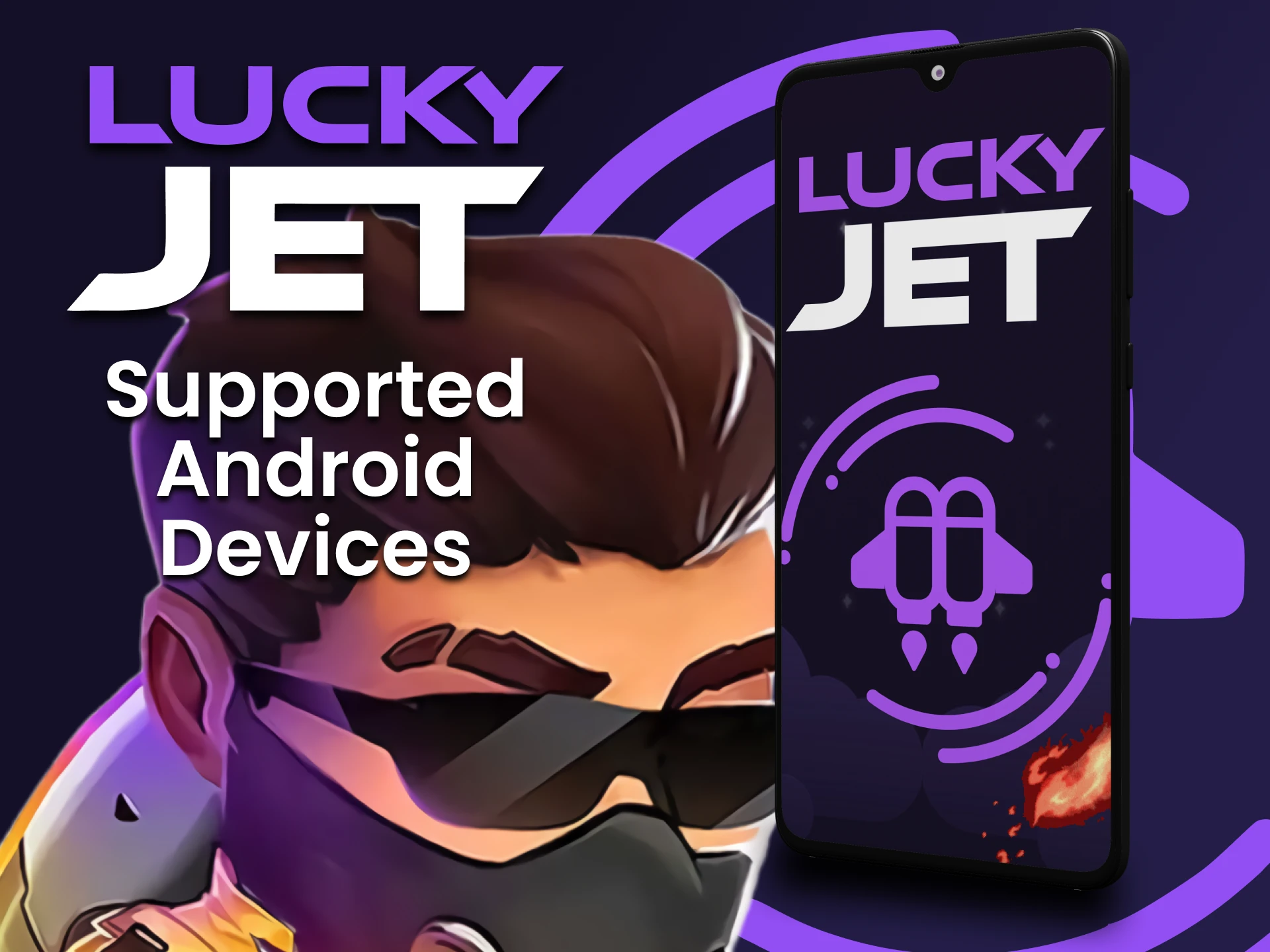 Juega a Lucky Jet en tu dispositivo Android.
