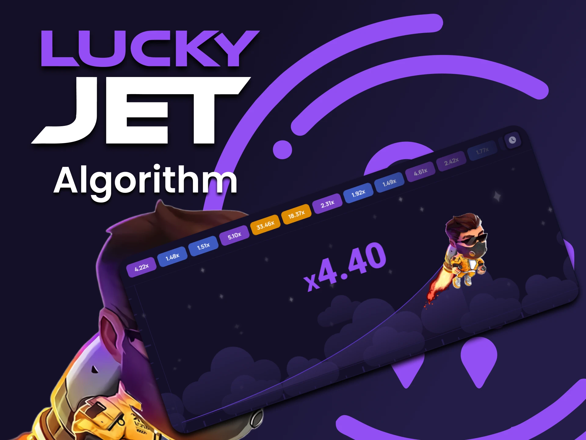 Number generation system of absolute unpredictability in Lucky Jet games.