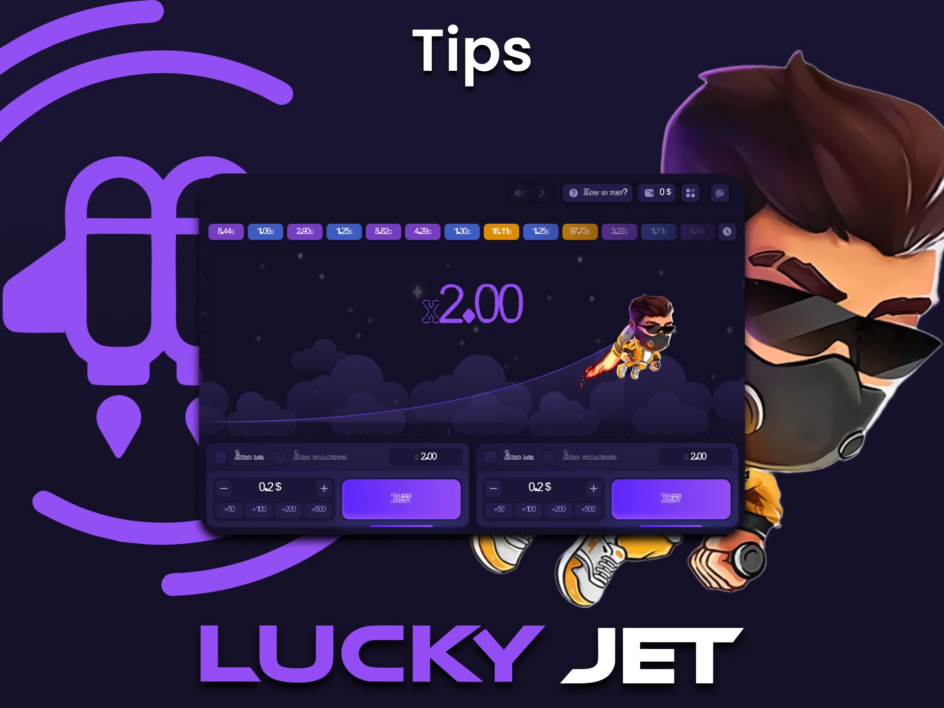 Learn tips for playing Lucky Jet.