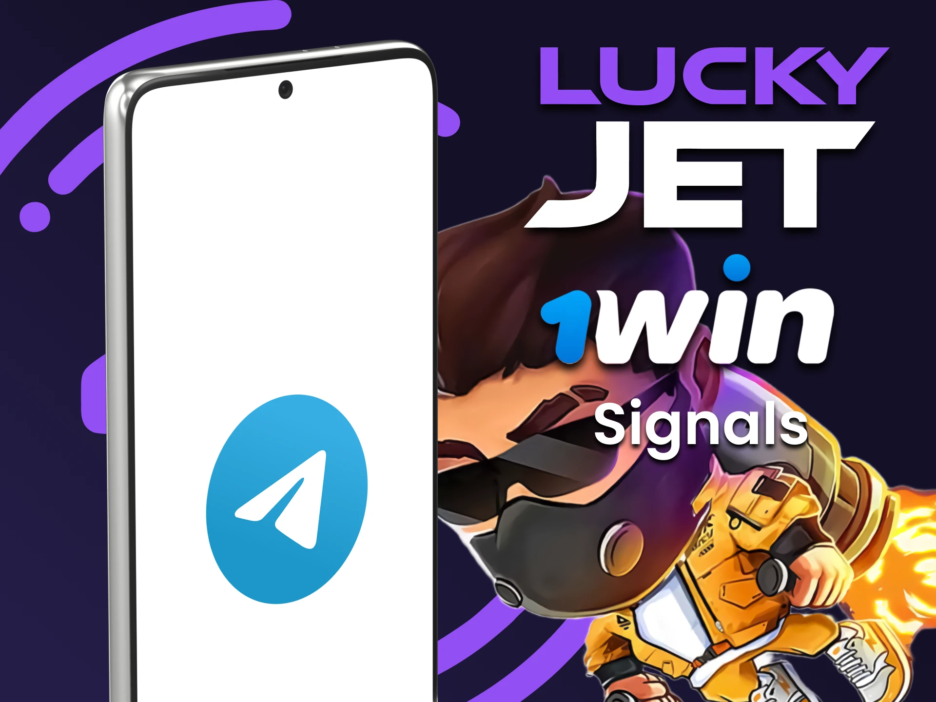 Learn about 1win signals in Telegram for the Lucky Jet game.