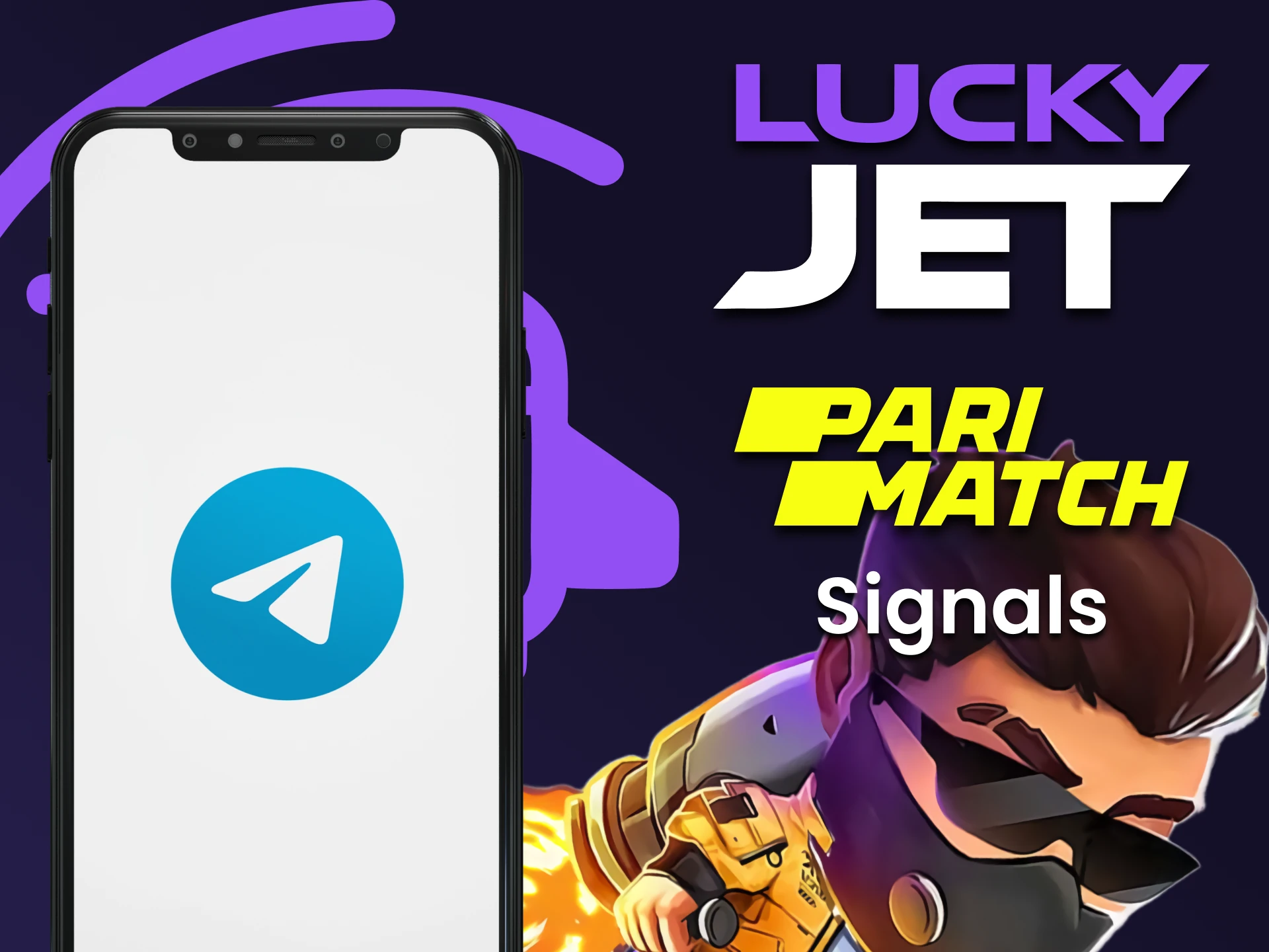 Learn about Parimatch signals in Telegram for the Lucky Jet game.