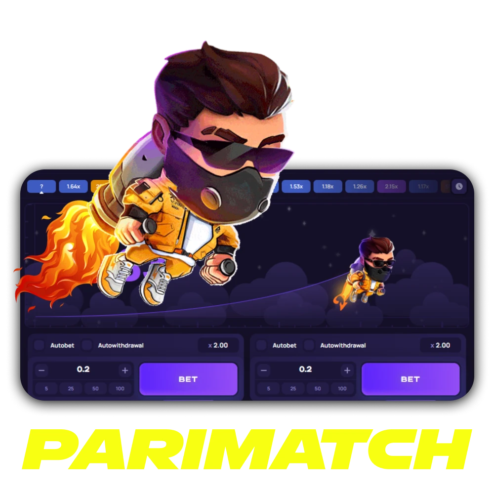 For games on Parimatch choose Lucky Jet.